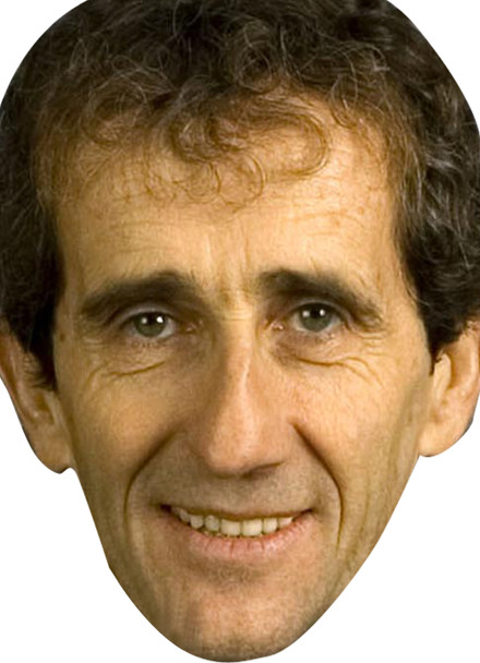 Alain Prost Formula1 Face Mask