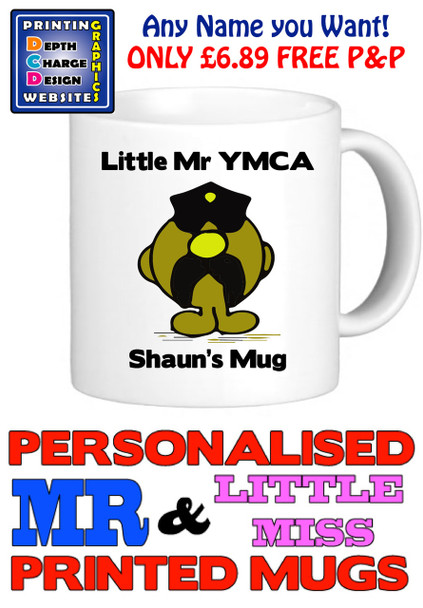 Mr Ymca Man Personalised Mug Cup