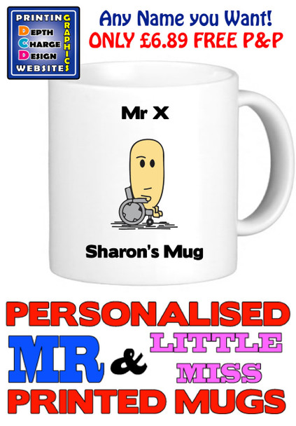 Mr X Man Personalised Mug Cup