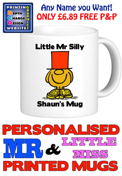 Mr Silly Man Personalised Mug Cup