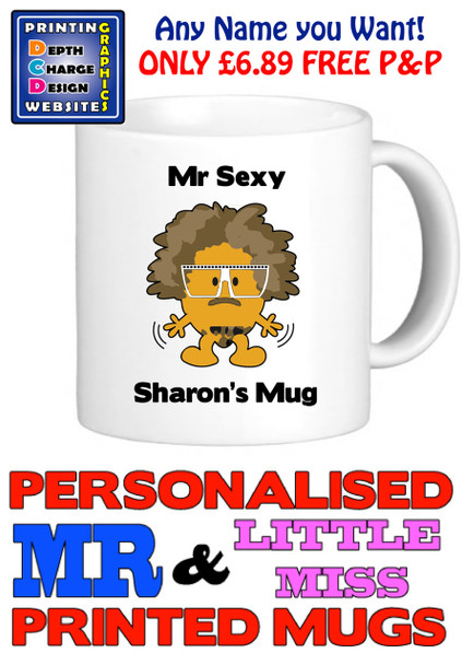 Mr Sexy Man Personalised Mug Cup