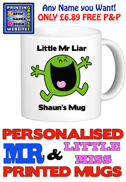 Mr Liar Man Personalised Mug Cup