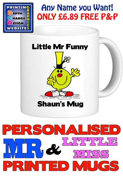 Mr Funny Man Personalised Mug Cup