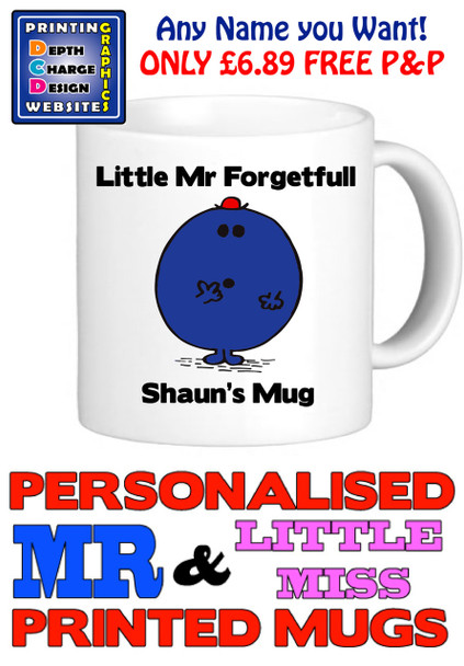 Mr Forgetful Man Personalised Mug Cup