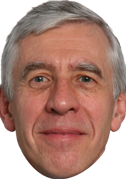 Jack Straw Politicians 2018 Celebrity Face Mask