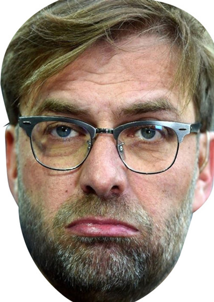 Juergen Klopp Sad Football 2018 Celebrity Face Mask