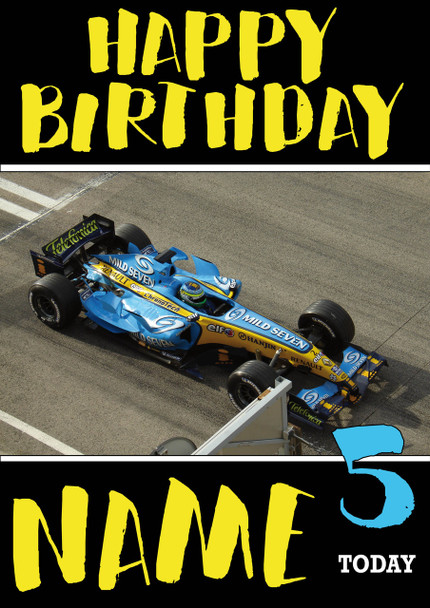 Personalised Renault Birthday Card 3