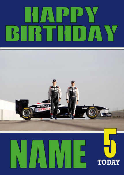 Personalised Williams Birthday Card 2