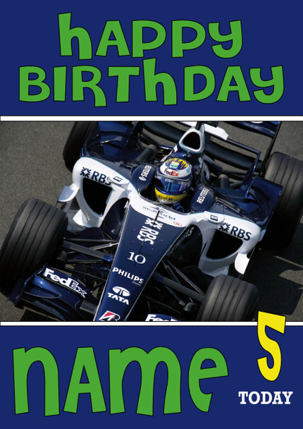 Personalised Williams Birthday Card 5