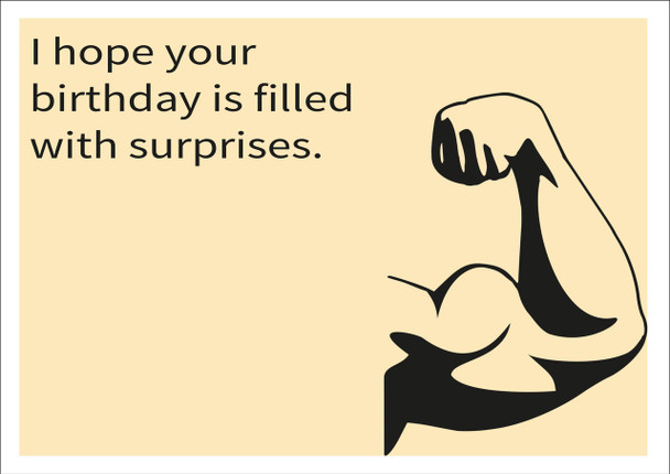 Birthday Surprises Personalised Birthday Card