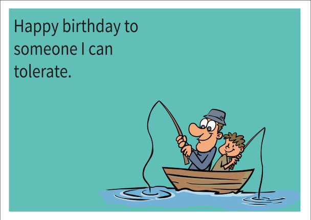 Someone I Can Tolerate Personalised Birthday Card