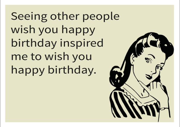 Inspired Happy Birthday Personalised Birthday Card