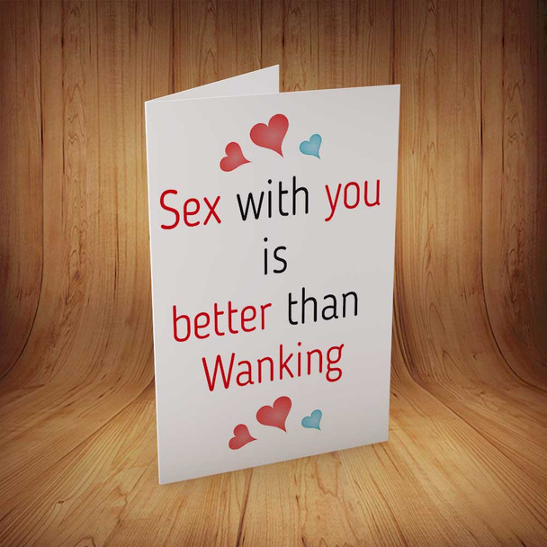 Sex With You... Personalised Birthday Card