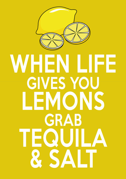 When Life Gives You Lemons Grab Tequila And Salt Personalised Birthday Card