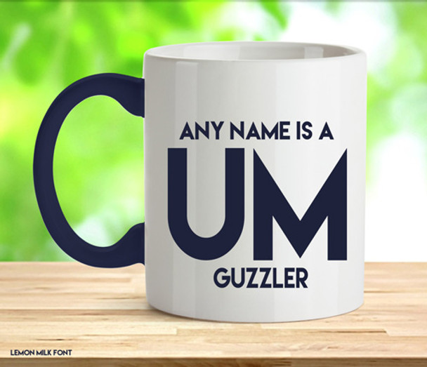 Adult Any Name Cum Guzzler Rude Mug