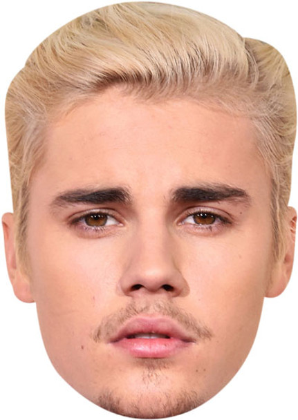 Justin Bieber Tv Stars Face Mask Celebrity