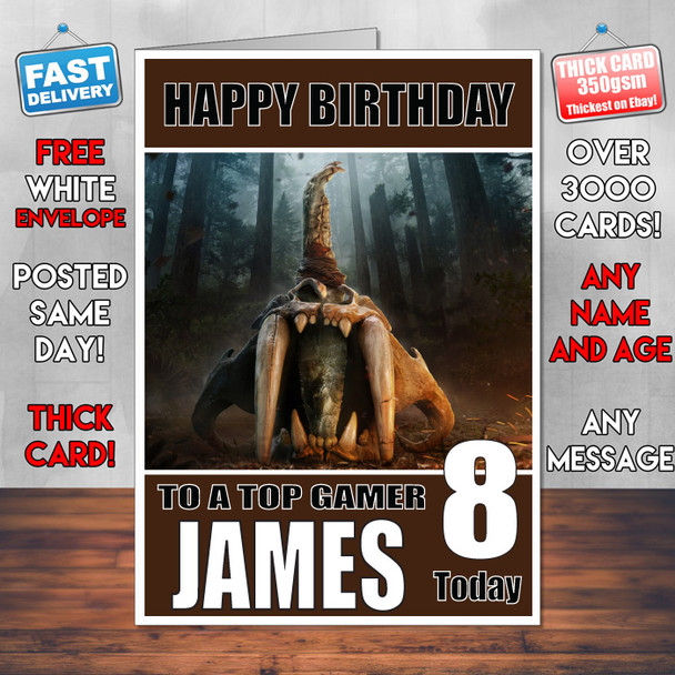 Far Cry Primal 2 Bm Personalised Birthday Card