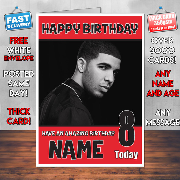 Drake Bm2 Personalised Birthday Card