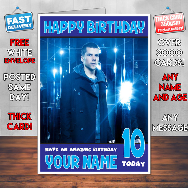 Now You See Me 2 Jesse Bm1 Personalised Birthday Card