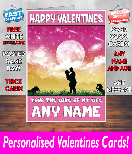 His Or Hers Valentines Day Card KE Design121 Valentines Day Card