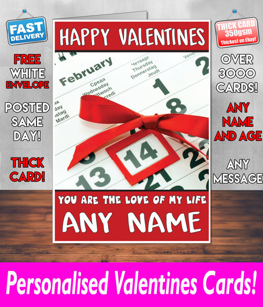 His Or Hers Valentines Day Card KE Design180 Valentines Day Card