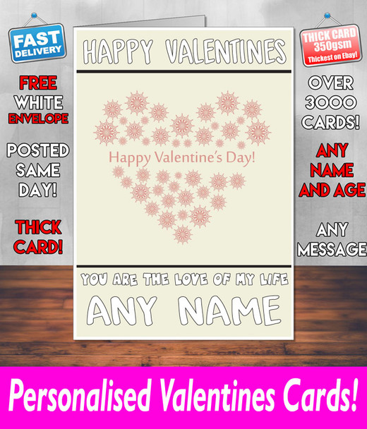 His Or Hers Valentines Day Card KE Design184 Valentines Day Card