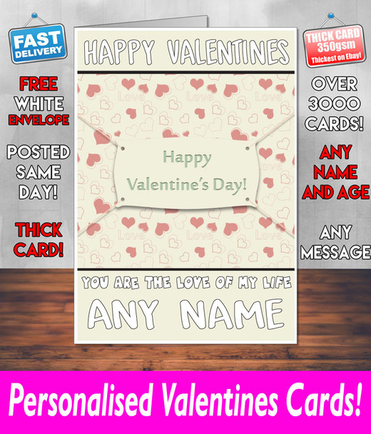 His Or Hers Valentines Day Card KE Design185 Valentines Day Card