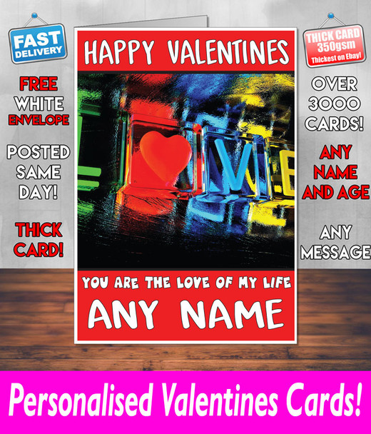 His Or Hers Valentines Day Card KE Design186 Valentines Day Card