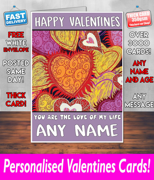 His Or Hers Valentines Day Card KE Design194 Valentines Day Card