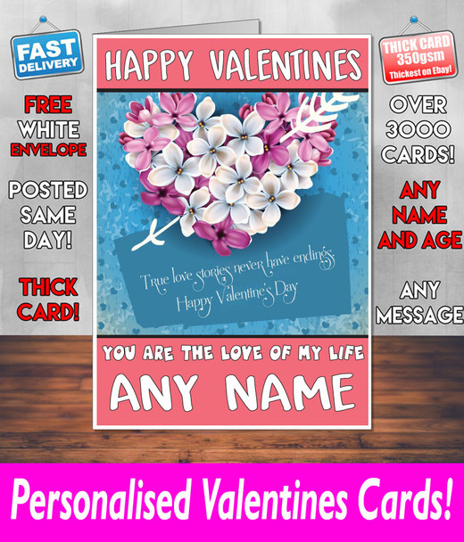 His Or Hers Valentines Day Card KE Design215 Valentines Day Card