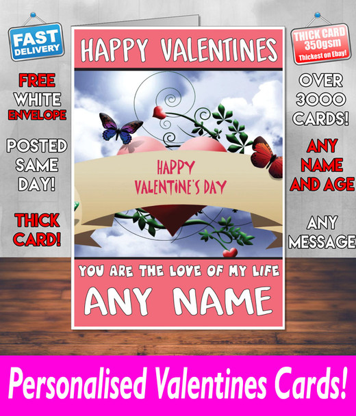 His Or Hers Valentines Day Card KE Design218 Valentines Day Card