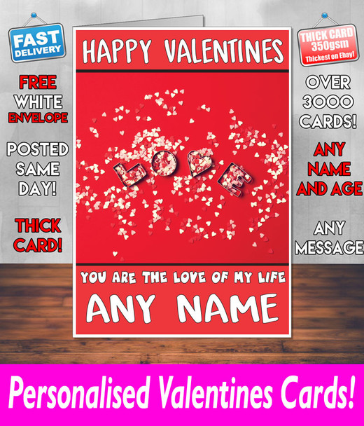 His Or Hers Valentines Day Card KE Design221 Valentines Day Card