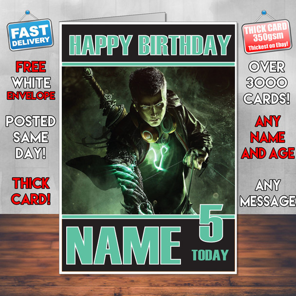 Scalebound 2017 Personalised Birthday Card