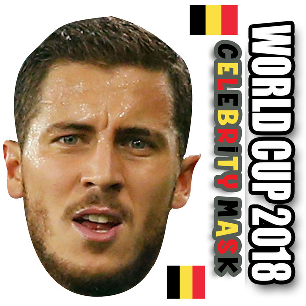 Eden Hazard Belgium Football World Cup 2018 Face Mask