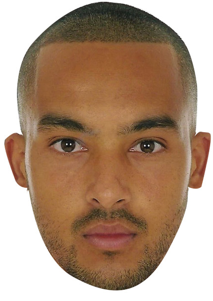 Theo Walcott England Football Sensation Face Mask