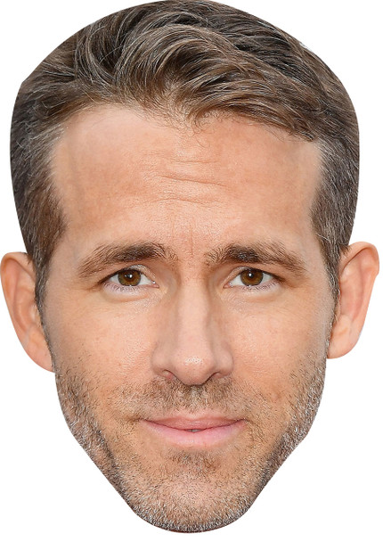 Ryan Reynolds Grin Tv Movie Star Face Mask