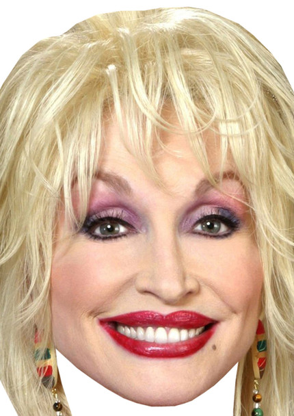 Dolly Parton Lipstick Celebrity Music Star Face Mask