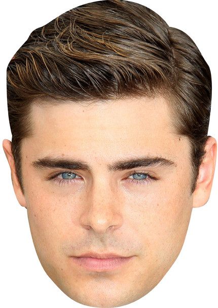 ZAC EFRON JB Actor Movie Tv Celebrity Face Mask