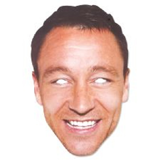 JOHN TERRY FACE MASK JB - Footballer Fancy Dress Cardboard Celebrity Face Mask