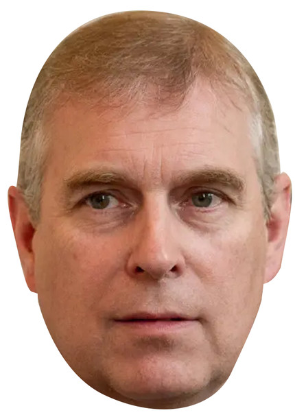 Prince Andrew Face Mask