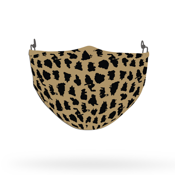 Cheetah Leopard Animal Skin Face Covering Print 11