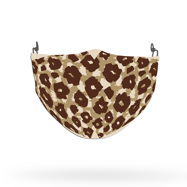 Cheetah Leopard Animal Skin Face Covering Print 17