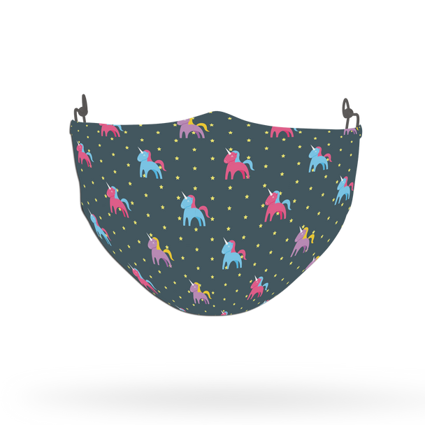 Unicorn Stars Pattern Face Covering Print 12