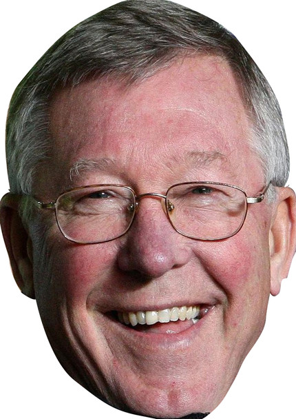 Alex Ferguson 2 Football Face Mask