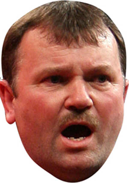 Terry Jenkins Ally Pally Darts Face Mask