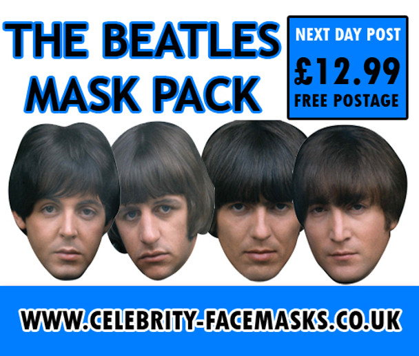 The Beatles Face Mask Pack