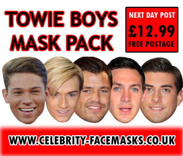 Towie Boys Face Mask Pack