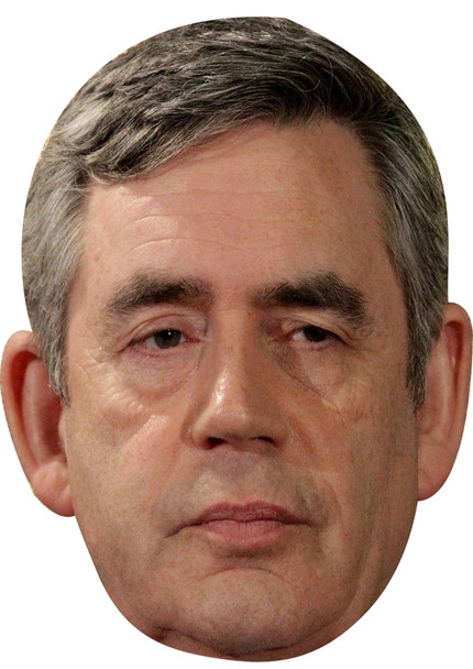 Gordon brown UK Politician Face mask