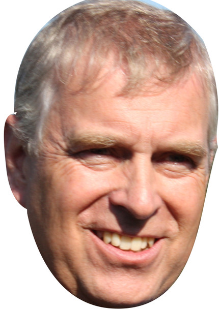 Prince Andrew Royal Family Face Mask