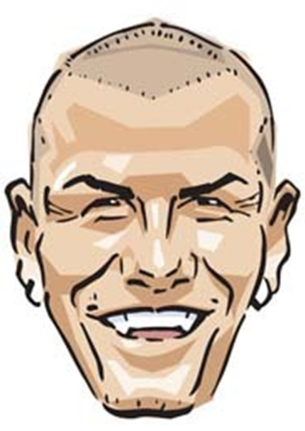 David Beckham Cartoon Mask